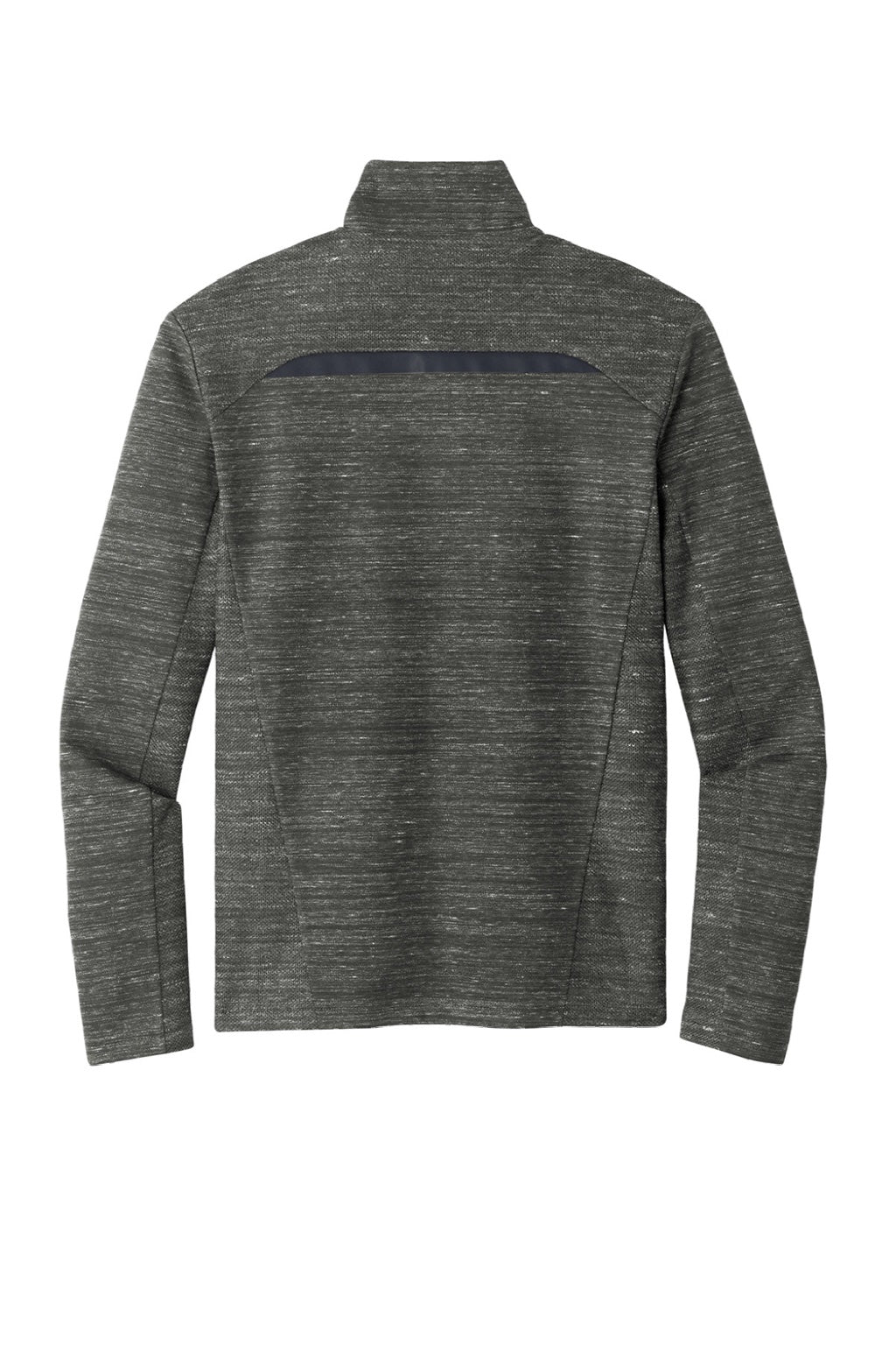 Ogio OG823 Mens Flux 1/4 Zip Sweatshirt w/ Pockets Heather Tarmac Grey Flat Back