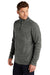 Ogio OG823 Mens Flux 1/4 Zip Sweatshirt w/ Pockets Heather Tarmac Grey Model 3q
