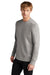 Ogio OG825 Mens Luuma Flex Crewneck Sweatshirt Heather Petrol Grey Model 3q