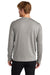 Ogio OG825 Mens Luuma Flex Crewneck Sweatshirt Heather Petrol Grey Model Back