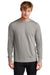 Ogio OG825 Mens Luuma Flex Crewneck Sweatshirt Heather Petrol Grey Model Front