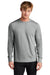 Ogio OG825 Mens Luuma Flex Crewneck Sweatshirt Heather Tarmac Grey Model Front
