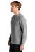 Ogio OG825 Mens Luuma Flex Crewneck Sweatshirt Heather Tarmac Grey Model Side
