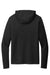 Ogio OG826 Mens Luuma Flex Hooded Long Sleeve Henley Blacktop Flat Back