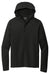 Ogio OG826 Mens Luuma Flex Hooded Long Sleeve Henley Blacktop Flat Front