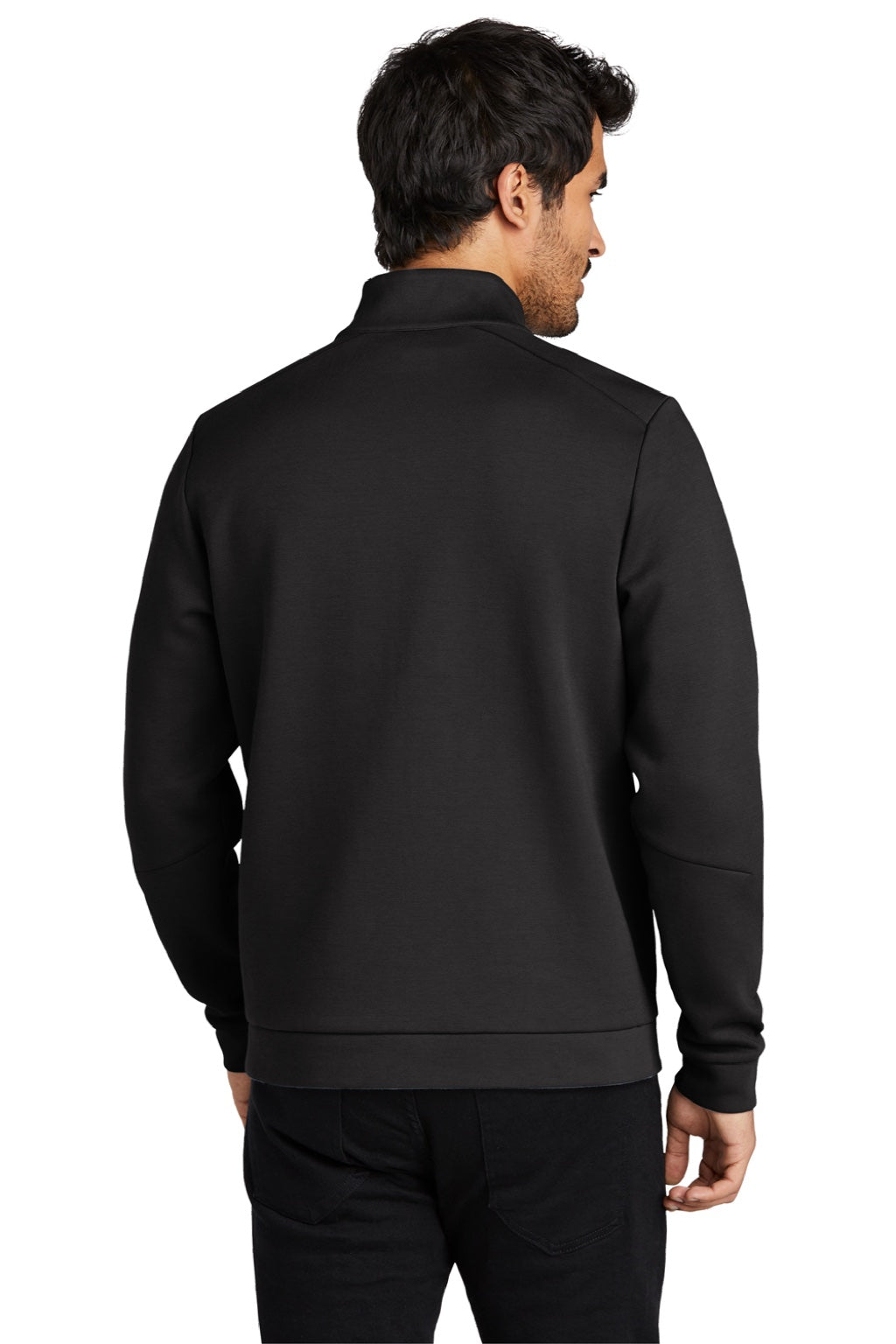Ogio OG850 Mens Bolt Full Zip Sweatshirt w/ Pockets Blacktop Model Back
