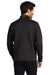 Ogio OG850 Mens Bolt Full Zip Sweatshirt w/ Pockets Blacktop Model Back