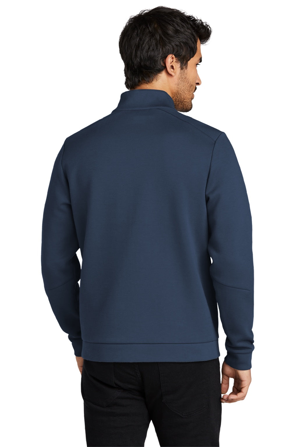 Ogio OG850 Mens Bolt Full Zip Sweatshirt w/ Pockets Strike Blue Model Back