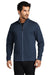 Ogio OG850 Mens Bolt Full Zip Sweatshirt w/ Pockets Strike Blue Model Front