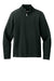 Ogio OG861 Mens Transcend 1/4 Zip Sweatshirt Blacktop Flat Front