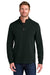 Ogio OG861 Mens Transcend 1/4 Zip Sweatshirt Blacktop Model Front