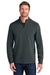 Ogio OG861 Mens Transcend 1/4 Zip Sweatshirt Tarmac Grey Model Front