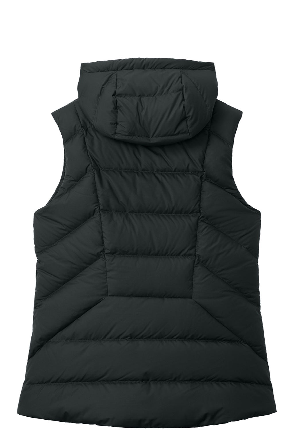 Outdoor Research OR322218 Womens Coldsnap Down Filled Full Zip Hooded Vest Black Flat Back