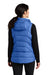Outdoor Research OR322218 Womens Coldsnap Down Filled Full Zip Hooded Vest Galaxy Blue Model Back