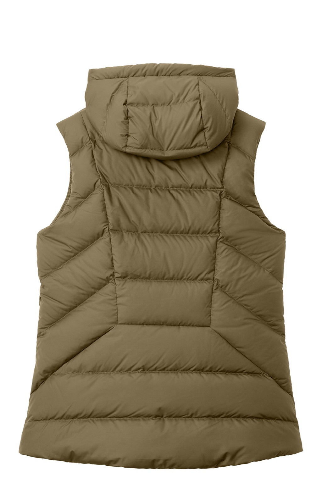Outdoor Research OR322218 Womens Coldsnap Down Filled Full Zip Hooded Vest Loden Flat Back