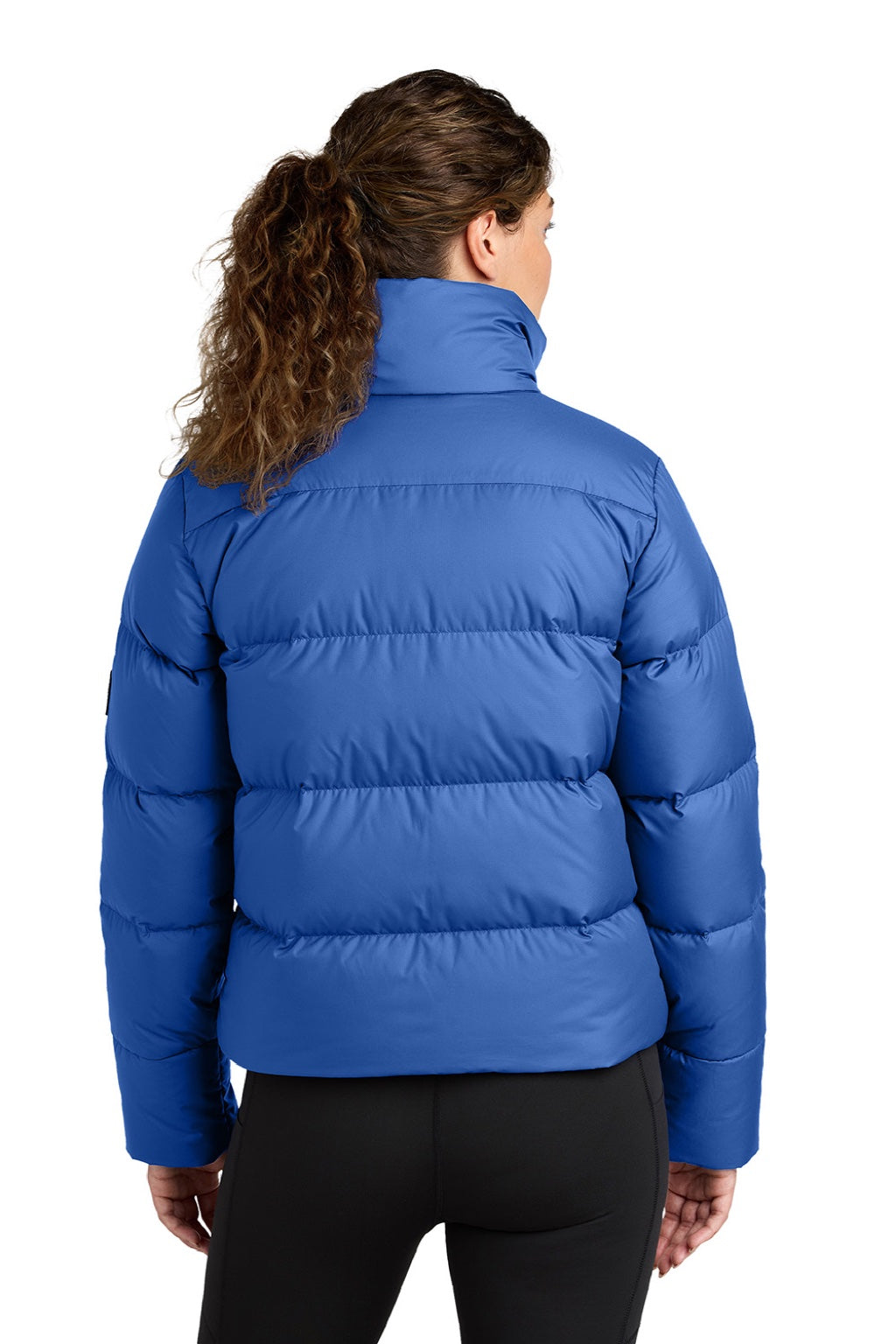 Outdoor Research OR322225 Womens Coldsnap Down Filled Full Zip Jacket Galaxy Blue Model Back