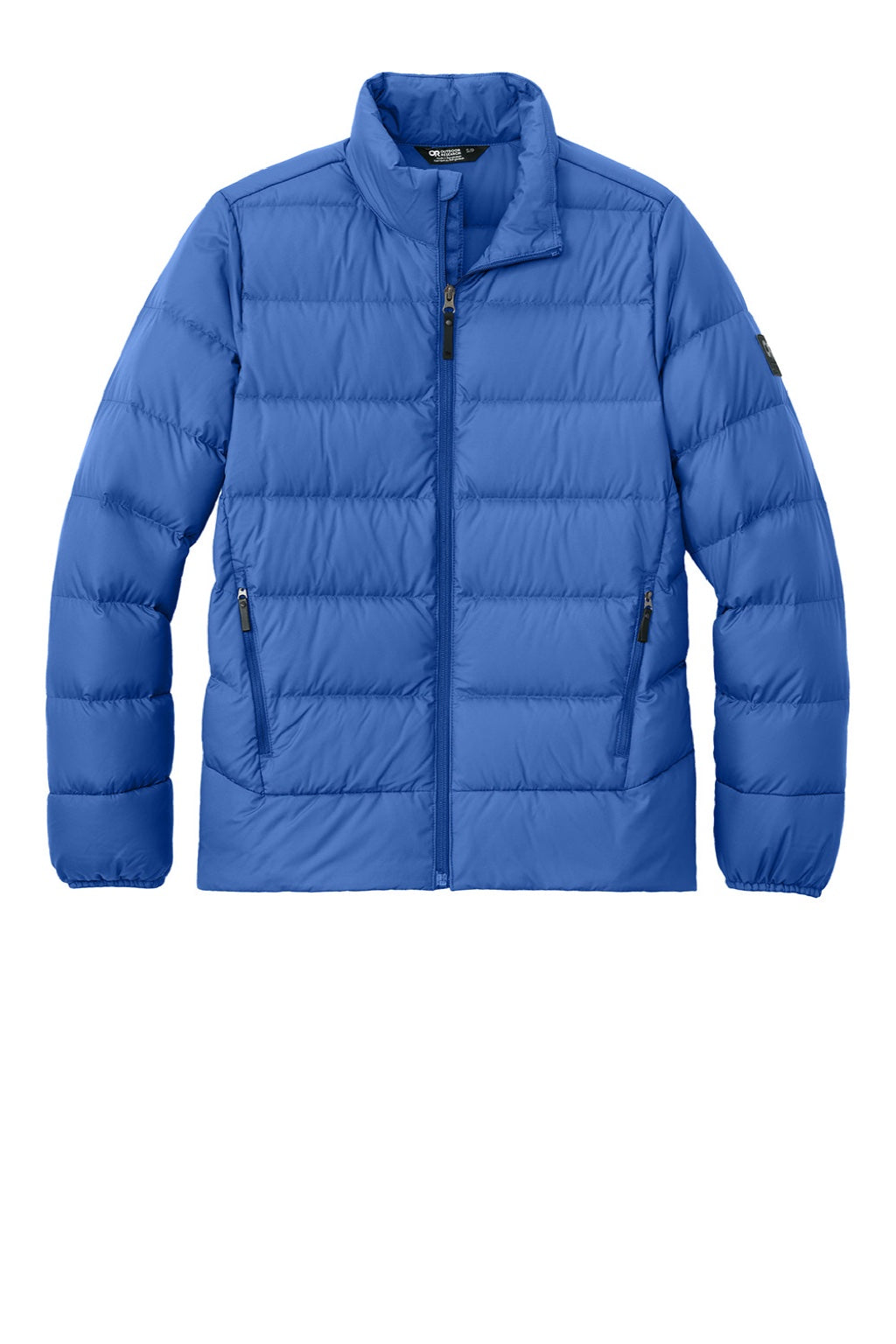 Outdoor Research OR322226 Mens Coldsnap Down Filled Full Zip Jacket Galaxy Blue Flat Front