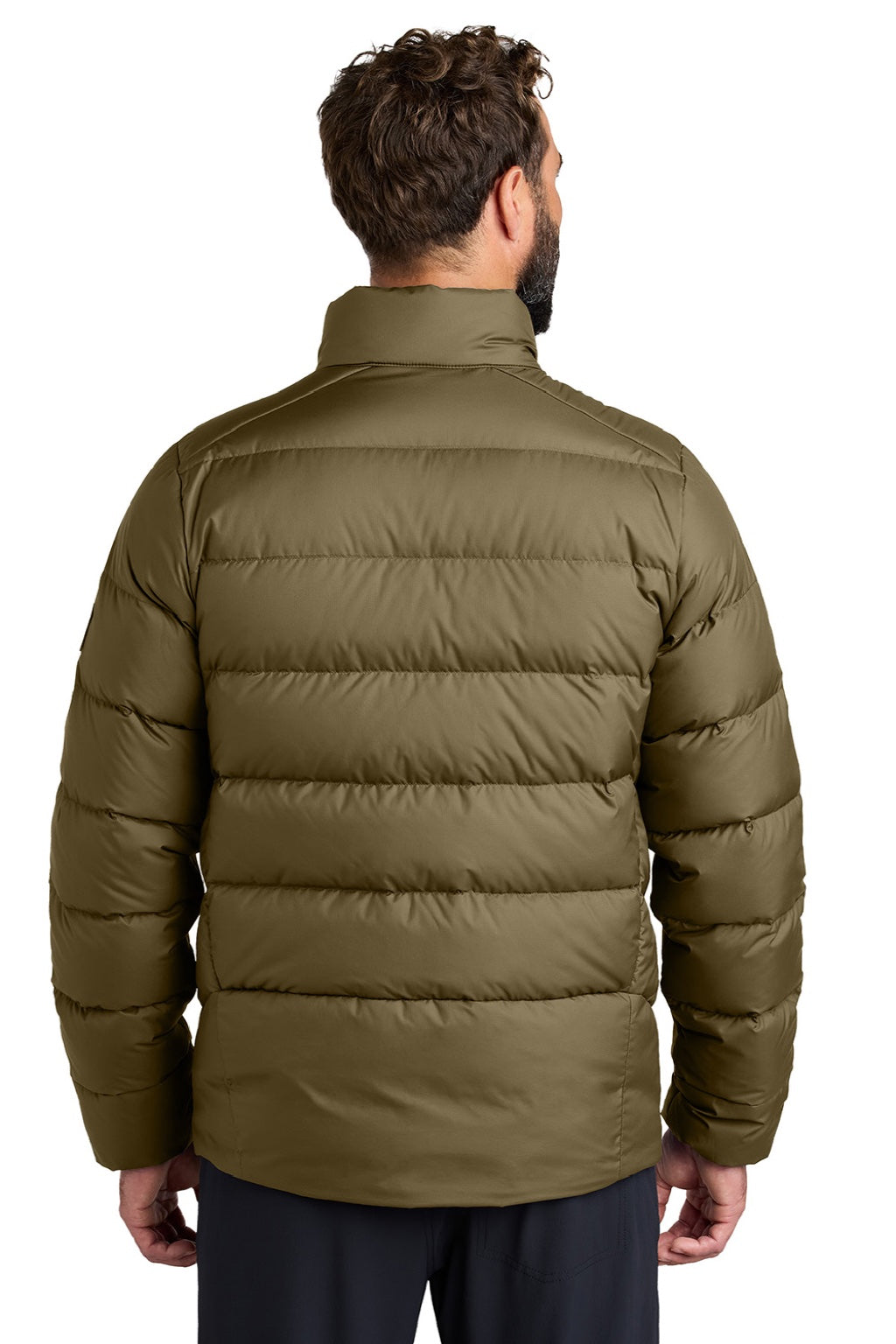 Outdoor Research OR322226 Mens Coldsnap Down Filled Full Zip Jacket Loden Model Back