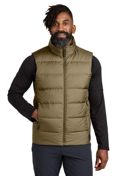 Outdoor Research OR322227 Mens Coldsnap Down Filled Full Zip Hooded Vest Loden Model Front