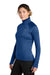 Outdoor Research OR322263 Womens Tech Grid Fleece 1/4 Zip Sweatshirt Galaxy Blue Model Side