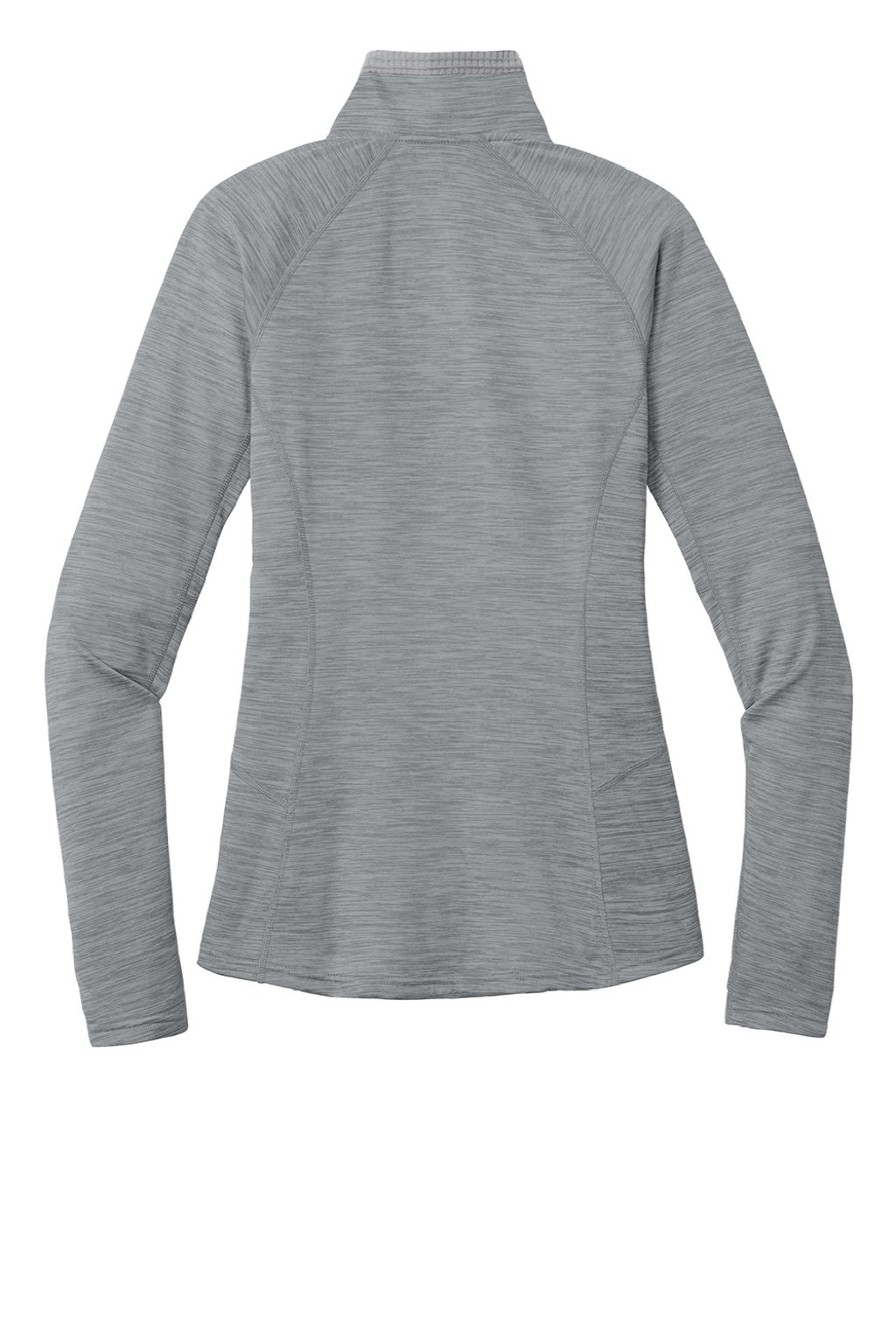 Outdoor Research OR322263 Womens Tech Grid Fleece 1/4 Zip Sweatshirt Heather Grey Flat Back