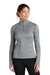 Outdoor Research OR322263 Womens Tech Grid Fleece 1/4 Zip Sweatshirt Heather Grey Model Front