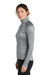 Outdoor Research OR322263 Womens Tech Grid Fleece 1/4 Zip Sweatshirt Heather Grey Model Side