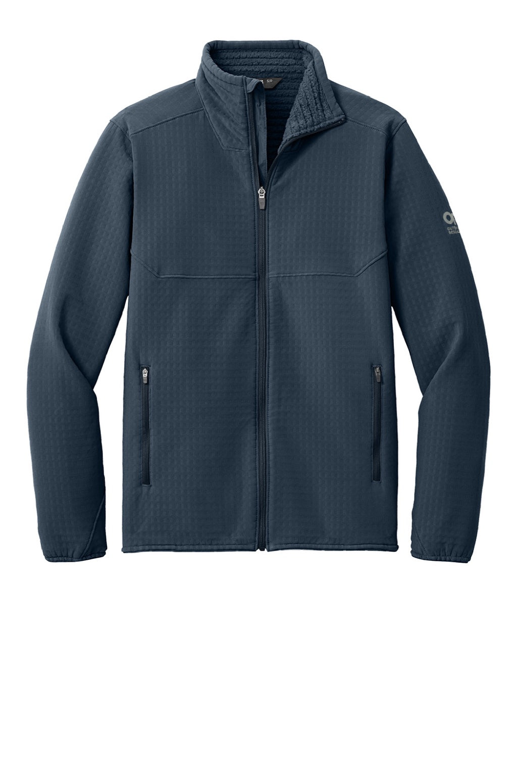 Outdoor Research OR322264 Mens Grid Soft Shell Full Zip Jacket Naval Blue Flat Front