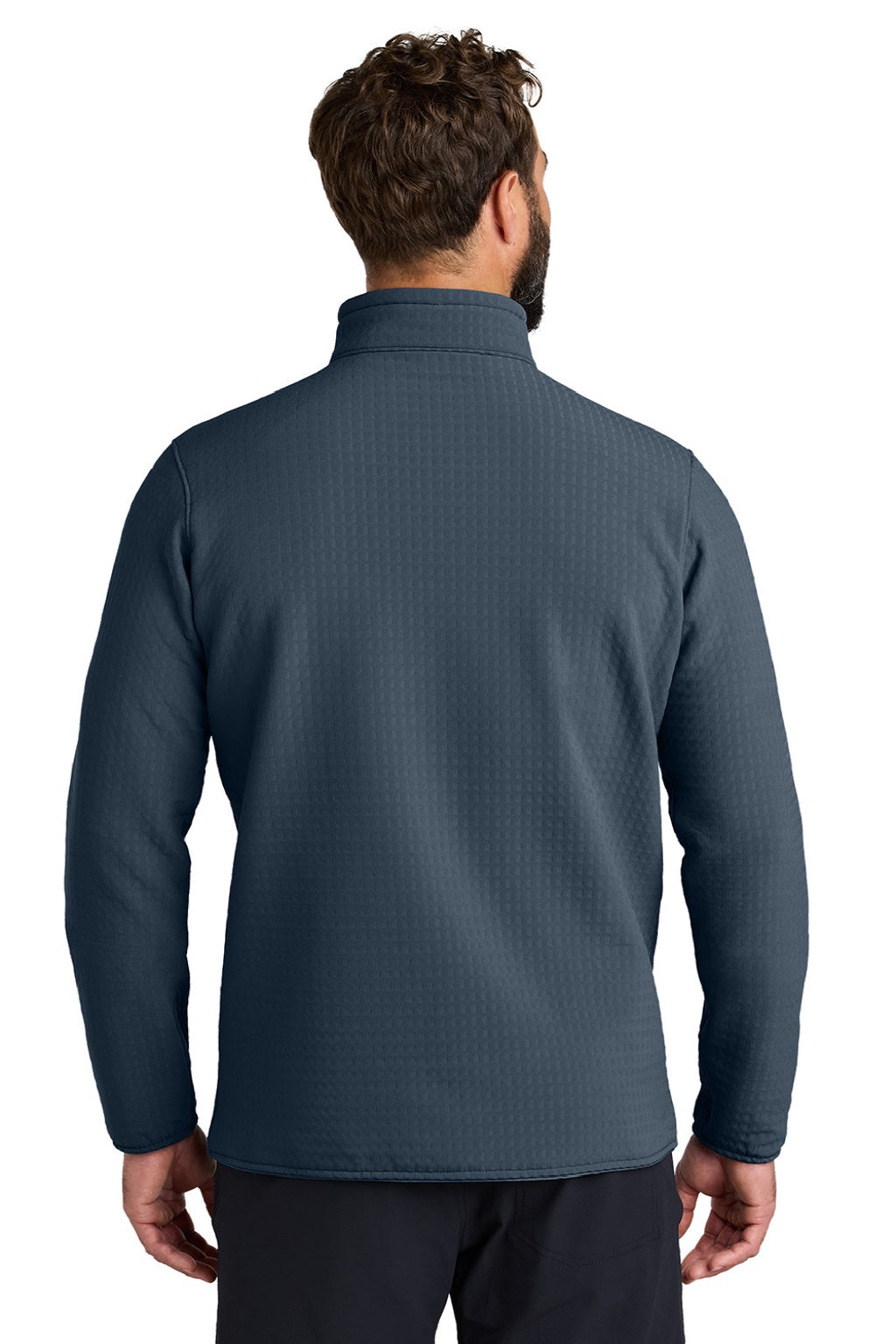 Outdoor Research OR322264 Mens Grid Soft Shell Full Zip Jacket Naval Blue Model Back