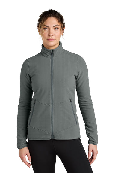 Outdoor Research OR322265 Womens Grid Soft Shell Full Zip Jacket Grey Model Front