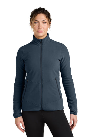 Outdoor Research OR322265 Womens Grid Soft Shell Full Zip Jacket Naval Blue Model Front