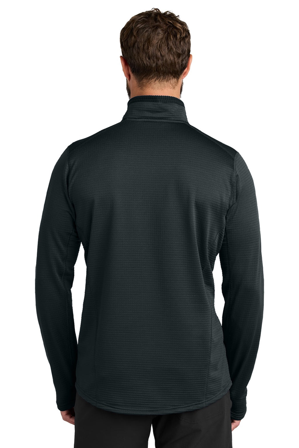 Outdoor Research OR322267 Mens Tech Grid Fleece 1/4 Zip Sweatshirt Black Model Back