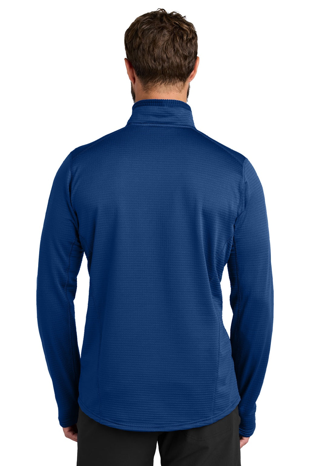 Outdoor Research OR322267 Mens Tech Grid Fleece 1/4 Zip Sweatshirt Galaxy Blue Model Back