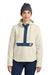 Outdoor Research OR322268 Womens Packwood Fleece Hooded Sweatshirt Hoodie Oat/Navy Blue Model Front