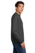 Hanes P160 Mens EcoSmart Print Pro XP Pill Resistant Fleece Crewneck Sweatshirt Heather Charcoal Grey Model Side