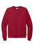Hanes P160 Mens EcoSmart Print Pro XP Pill Resistant Fleece Crewneck Sweatshirt Deep Red Flat Front