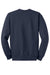 Hanes P160 Mens EcoSmart Print Pro XP Pill Resistant Fleece Crewneck Sweatshirt Navy Blue Flat Back