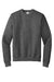 Hanes P160 Mens EcoSmart Print Pro XP Pill Resistant Fleece Crewneck Sweatshirt Heather Charcoal Grey Flat Front