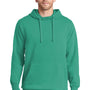 Port & Company Mens Beach Wash Fleece Hooded Sweatshirt Hoodie w/ Pouch Pocket - Peacock Green