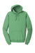 Port & Company PC098H Mens Beach Wash Fleece Hooded Sweatshirt Hoodie w/ Pouch Pocket Safari Green Flat Front