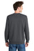 Port & Company PC098 Mens Beach Wash Fleece Crewneck Sweatshirt Coal Grey Model Back
