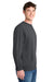 Port & Company PC098 Mens Beach Wash Fleece Crewneck Sweatshirt Coal Grey Model Side