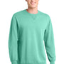 Port & Company Mens Beach Wash Fleece Crewneck Sweatshirt - Cool Mint Green