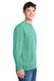 Port & Company PC098 Mens Beach Wash Fleece Crewneck Sweatshirt Cool Mint Green Model Side