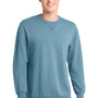 Port & Company Mens Beach Wash Fleece Crewneck Sweatshirt - Mist Blue