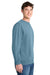 Port & Company PC098 Mens Beach Wash Fleece Crewneck Sweatshirt Mist Blue Model Side