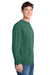 Port & Company PC098 Mens Beach Wash Fleece Crewneck Sweatshirt Nordic Green Model Side