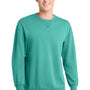Port & Company Mens Beach Wash Fleece Crewneck Sweatshirt - Peacock Green