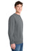 Port & Company PC098 Mens Beach Wash Fleece Crewneck Sweatshirt Pewter Grey Model Side
