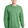 Port & Company Mens Beach Wash Fleece Crewneck Sweatshirt - Safari Green